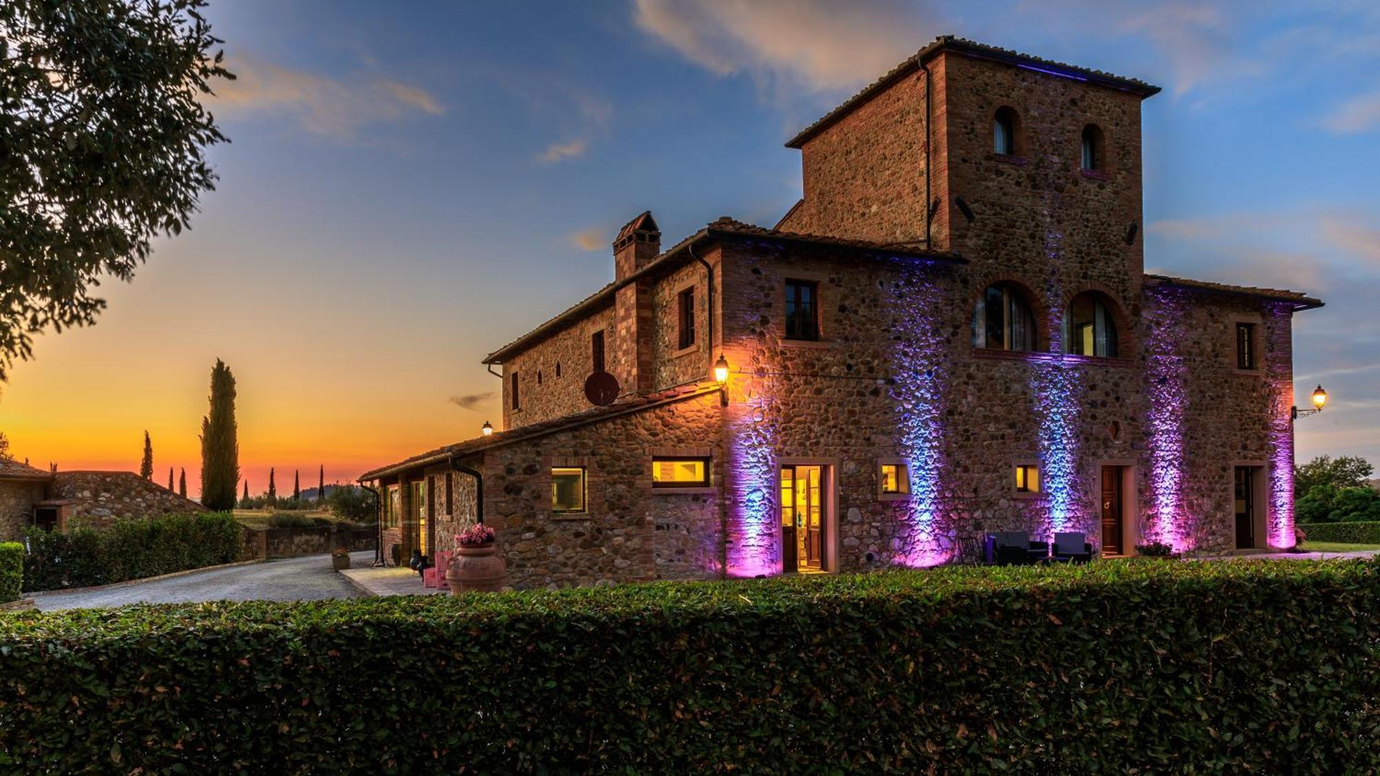La Mandriola Villa Lajatico Exteriör bild