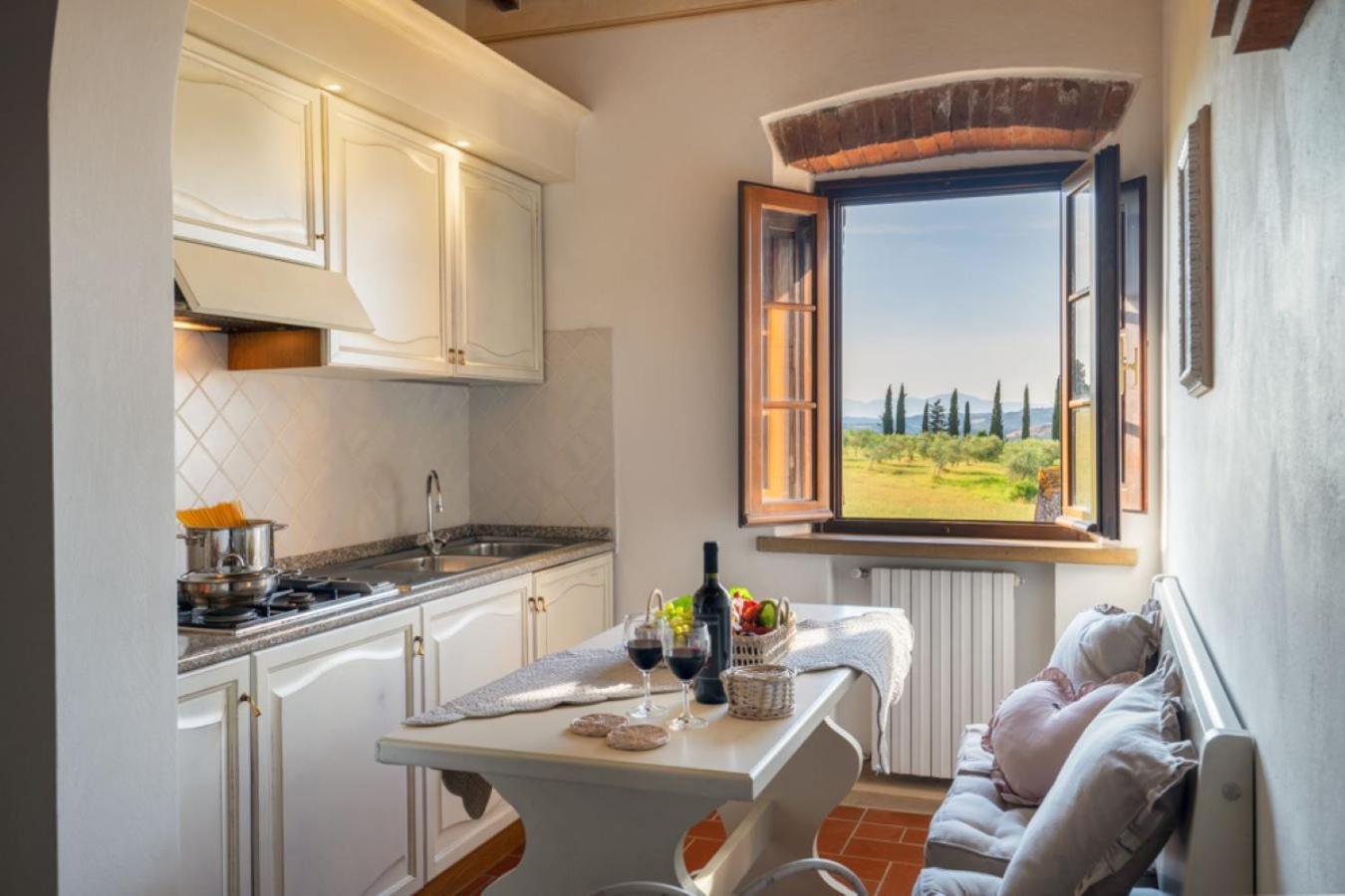 La Mandriola Villa Lajatico Exteriör bild