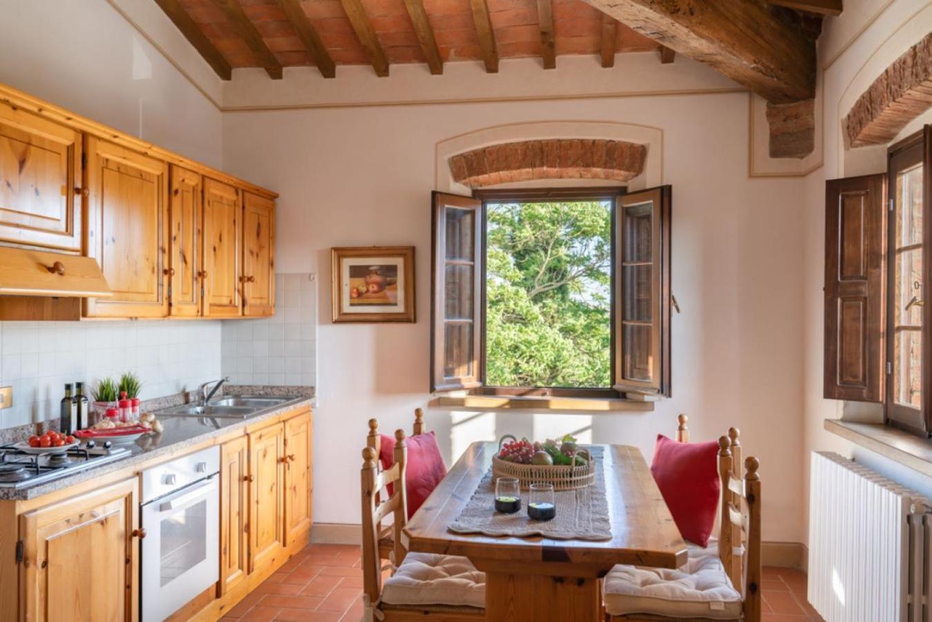 La Mandriola Villa Lajatico Exteriör bild
